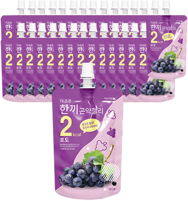 더존건강 한끼 곤약젤리 포도, 150ml, 30개