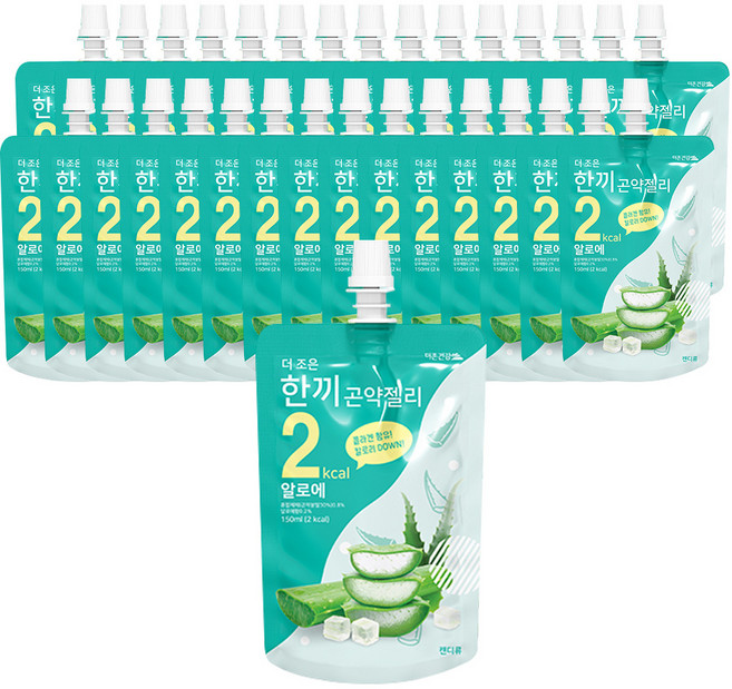 더존건강 한끼 곤약젤리 알로에, 150ml, 30개