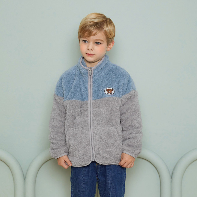 월튼키즈 아동용 곰돌이후리스보아퍼점퍼