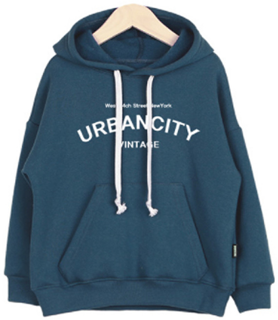 뉴욕꼬맹이 아동용 기모 오버핏 후드티 A155