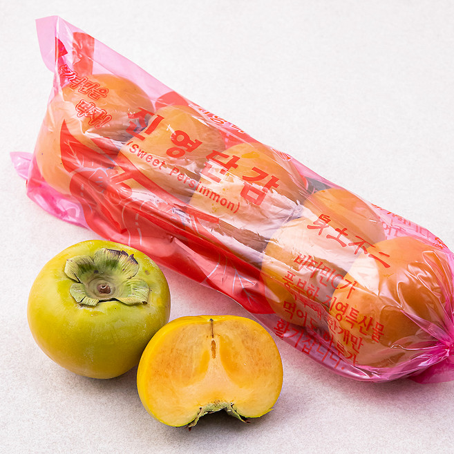 유명산지 경남단감 대과 5입, 1.08kg, 1개