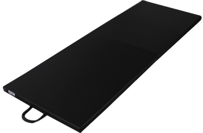 아이든 2단폴더 요가 홈트 매트700, 블랙, 1개
