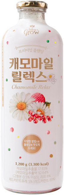발란스그로우 캐모마일 릴렉스 음료, 1.2kg, 1개