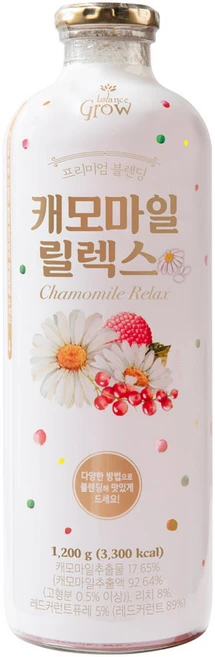 발란스그로우 캐모마일 릴렉스 음료, 1.2kg, 1개 - 쿠팡