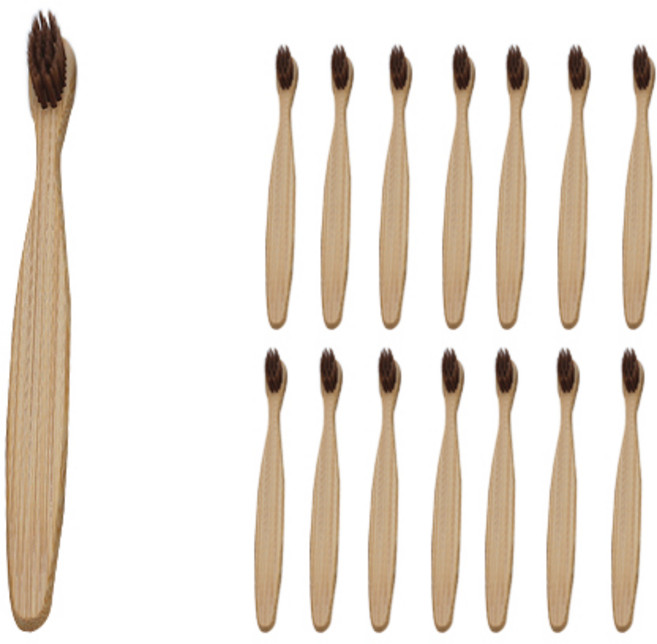 지바토 대나무 칫솔 Type11 Z1120, 15개입, 1개