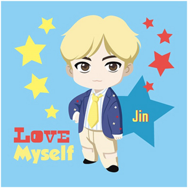 BTS CHARACTER DIY PAINTING 25 x 25 cm, Jin, 1개