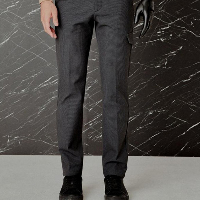 닥스 남성용 잔 스트라이프 기모 스트레치 팬츠 DGPA1D751