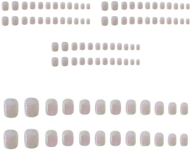 마켓감성 뮤즈 네일 팁, 4개, no.5