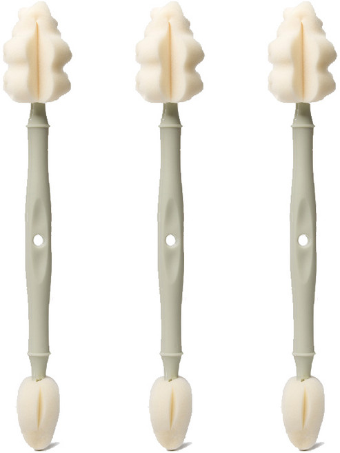 리에또베이비 투웨이 세척솔, 3개, 모던카키