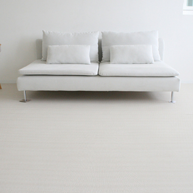 티지오매트 우다다 PVC 롤 매트, 아이보리우드