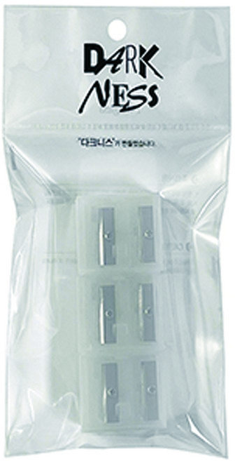 다크니스 서랍형 샤프너, 흰색, 3개