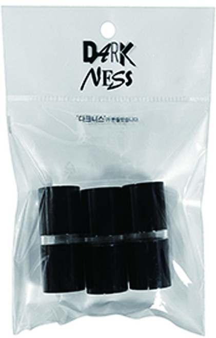 다크니스 듀얼 원형 펜슬깍이, 블랙, 3개