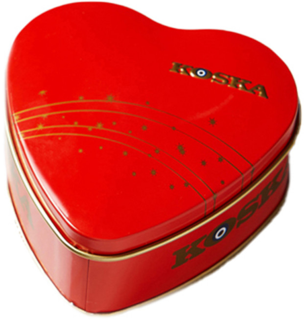 코스카 하트 패키지 터키쉬 딜라이트 캔디 믹스넛, 150g, 1개