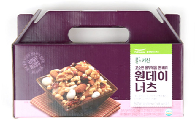 풀스키친 고소한 율무볶음 앤 베리 원데이너츠 300g, 1세트