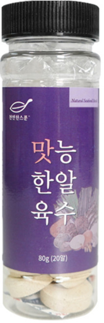 석하 맛능 한알육수 해물맛, 80g, 1개