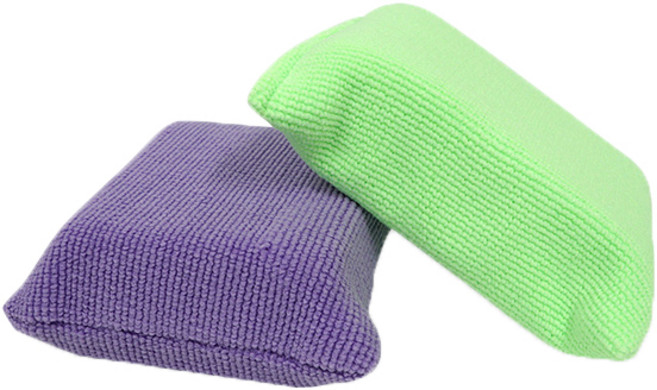 글로스브로 슈프림 테리패드 멀티 어플리케이터 2종 세트, 보라 + 연두, 1세트