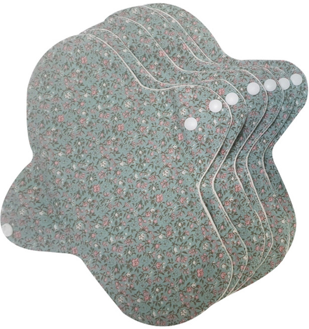 수미인 면 생리대 사랑초민트, 팬티라이너, 5개입, 1개