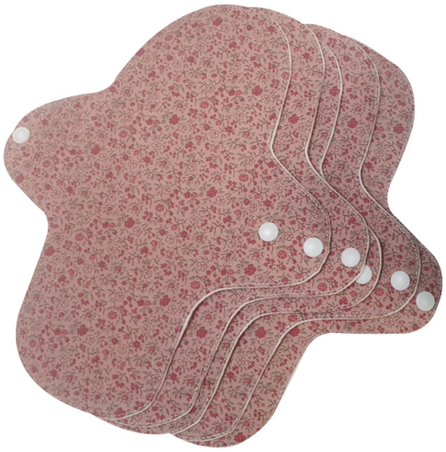 수미인 면 생리대 사랑초핑크 팬티라이너, 19cm, 5개입, 1개