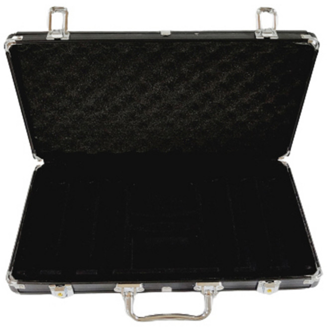 다싸몰 포커칩 300p 하드 케이스, 블랙, 1개