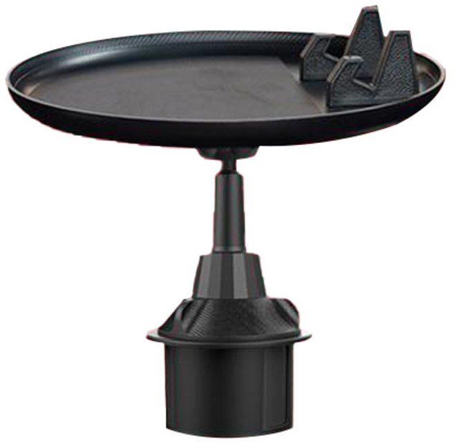 더존 차량용 선반트레이 컵홀더설치형 B, 1개, 블랙