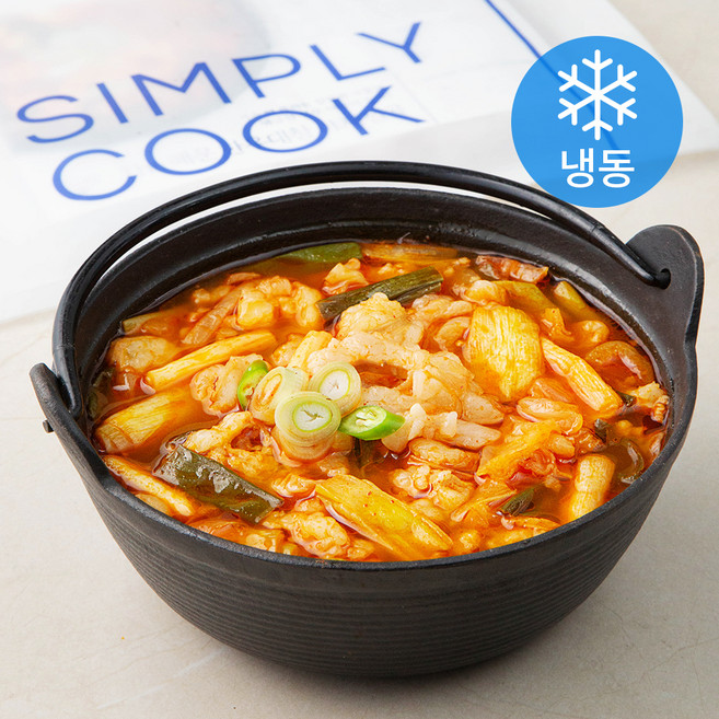 심플리쿡 The 매운 한우대창 야채전골 (냉동), 550g, 1개
