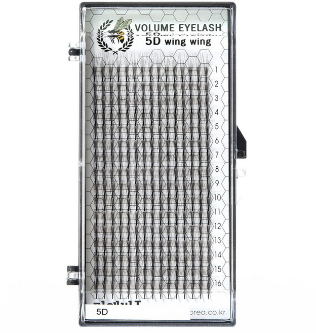 미앤비즈 볼륨 아이래쉬 5D 윙윙 속눈썹 C컬 11mm, 1개