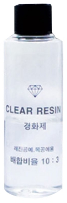 쪼만한마을 클리어레진 200g, 투명, 1개