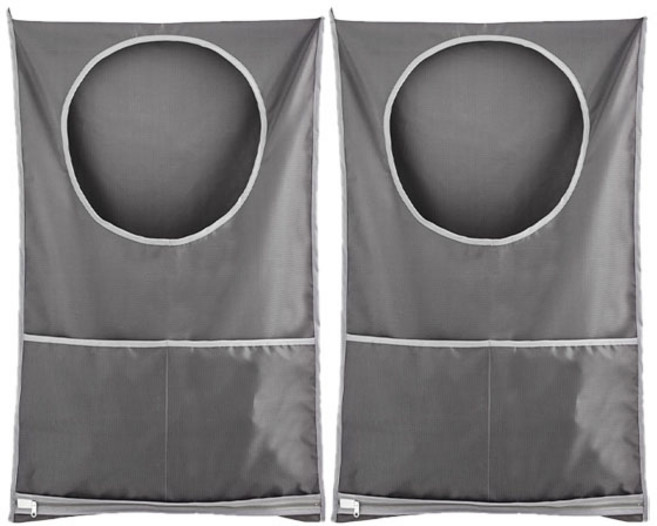 리비움 욕실 벽걸이 옷 보관함 세탁망, 1개