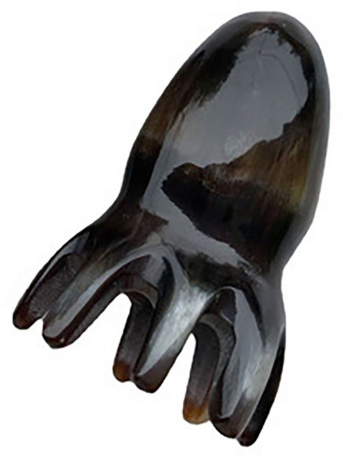 마켓에이 물소뿔 두피마사지 문어괄사 1호, 흑각, 1개