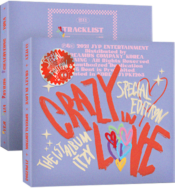 ITZY 正規1輯《CRAZY IN LOVE》特別版 Photobook Ver., 1CD