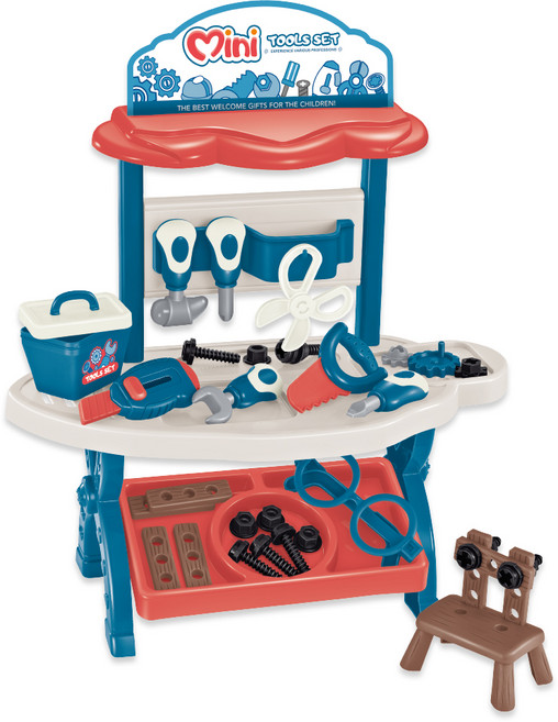 키드존 공구놀이 세트, 혼합색상, 1개