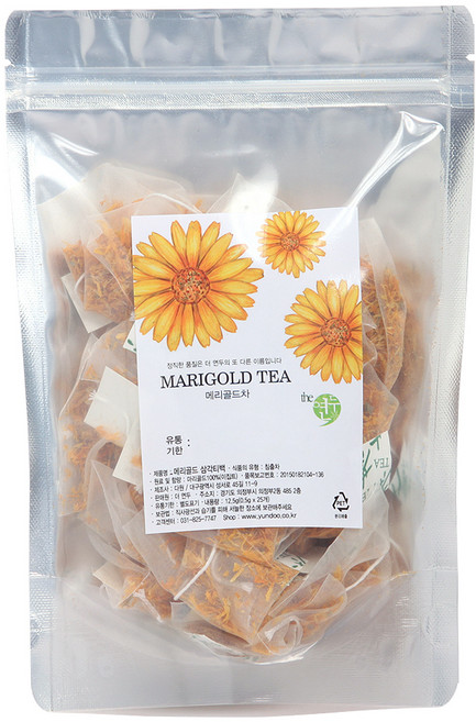 티리얼 삼각티백 메리골드차, 500mg, 25개입, 1개