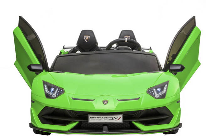 람보르기니 아벤타도르 SVJ 드리프트 2인승 유아전동차, 그린, 1개