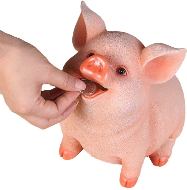 다루미 돈먹는 동물 돼지저금통 S, 03 돼지, 1개