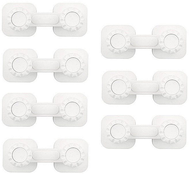 아가드 다이얼 이중 안전 잠금장치, 화이트, 7개