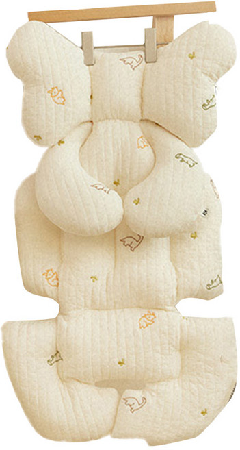 에시앙 모데즈 누빔자수 유모차라이너 + 목쿠션, 다이노, 1세트