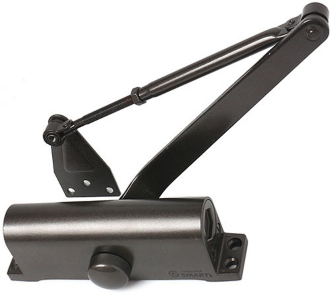 월드크로스 스마트 도어클로저 초코 -자 정지형 세트, 1세트