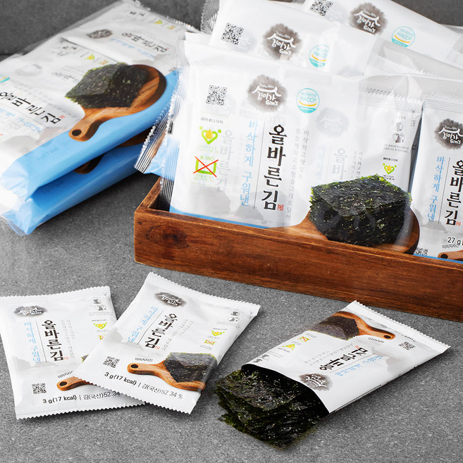 김이가 올바른 김, 3g, 9개입, 10개