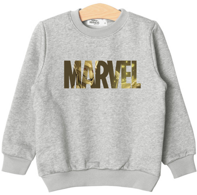 뉴욕꼬맹이 마블 아동용 기모 맨투맨 P104