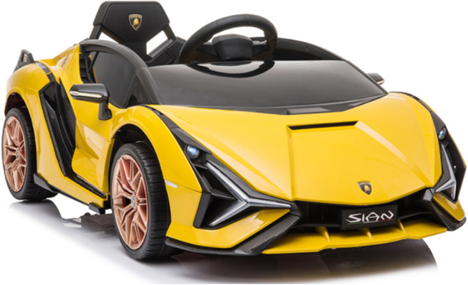 씨투엠뉴 람보르기니 시안 유아 전동차 모션스윙, 옐로우, 1개