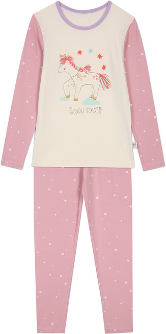 뎀뎀 아동용 잘자요 유니콘 내의 상하 세트