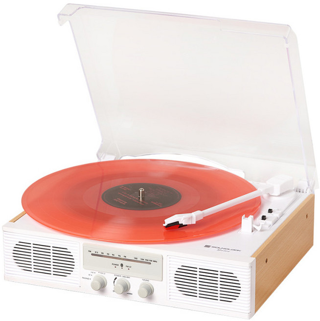 사운드룩 블루투스 LP 턴테이블, DOLCE, White