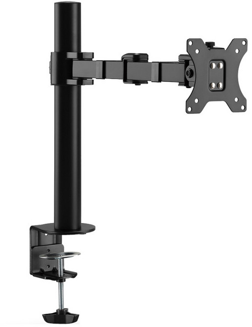 넥시 관절형 모니터 암 거치대 NX-LDT33-C012, 무광 블랙, 1개