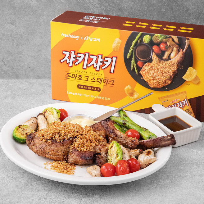 프레시지 빙그레 쟈키쟈키 돈마호크 스테이크, 528g, 1개