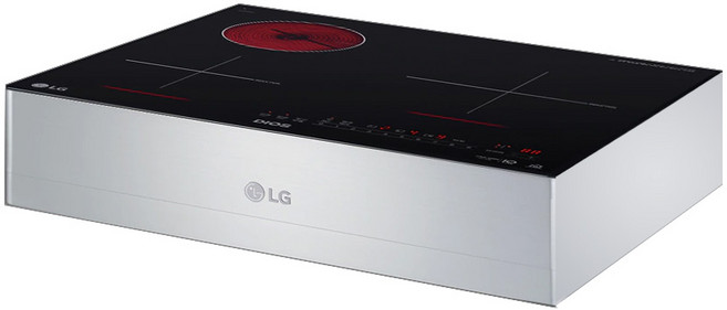 LG전자 디오스 하이브리드 전기레인지 프리스텐딩 15cm 3구 방문설치, BEY3GSTUA, 프리스탠딩