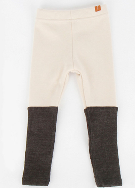 베이비블리 아동용 융배색 레깅스