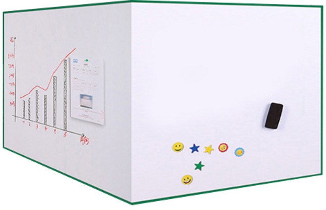 지넥스 붙이는 화이트보드 + 펜 블랙 + 지우개 랜던발송 세트