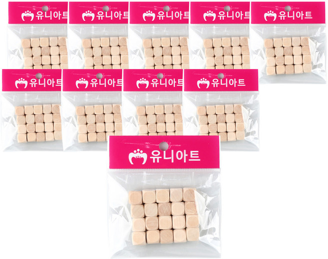 유니아트 1500 나무 공기알 20p, 10개
