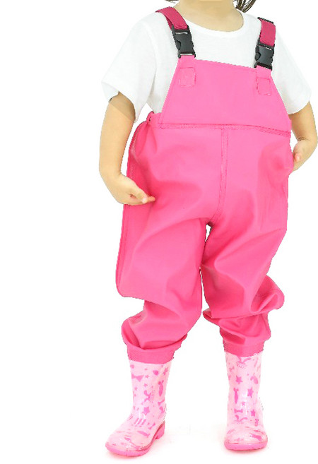 어린이 가슴장화, 핑크, 140