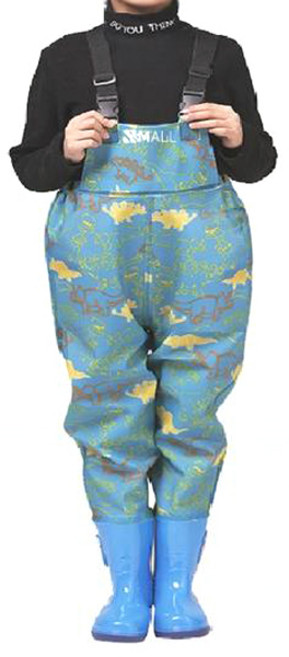 어린이 가슴장화, 공룡무늬, 230